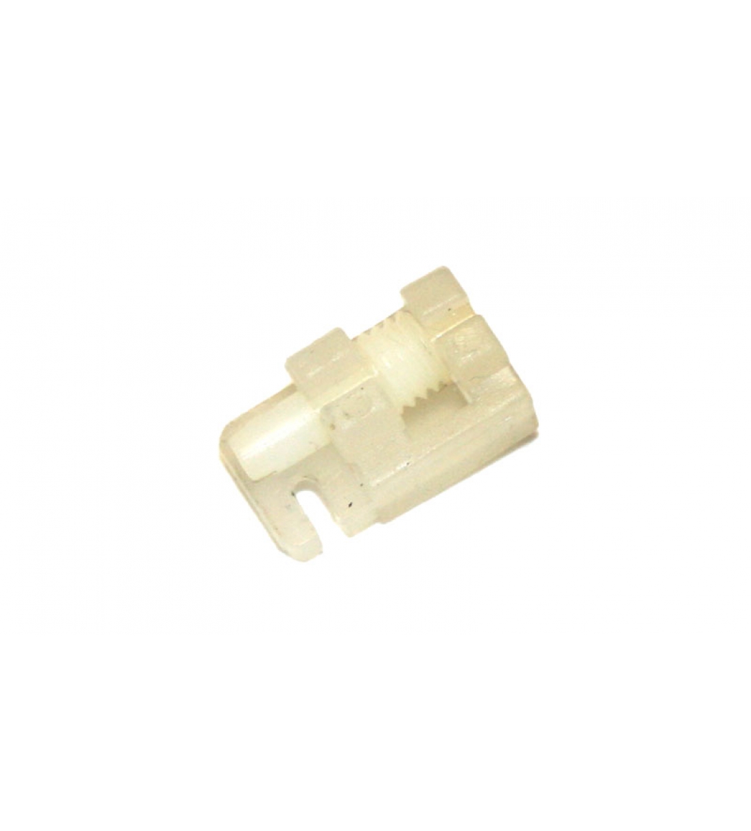 Supporto per molla di contatto in nylon, con vite di regolazione